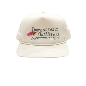 VINTAGE “Downstream Outfitters Jacksonville Florida” Rope SnapBack Hat